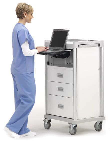 Medical computer cart / with drawer Stanley Healthcare