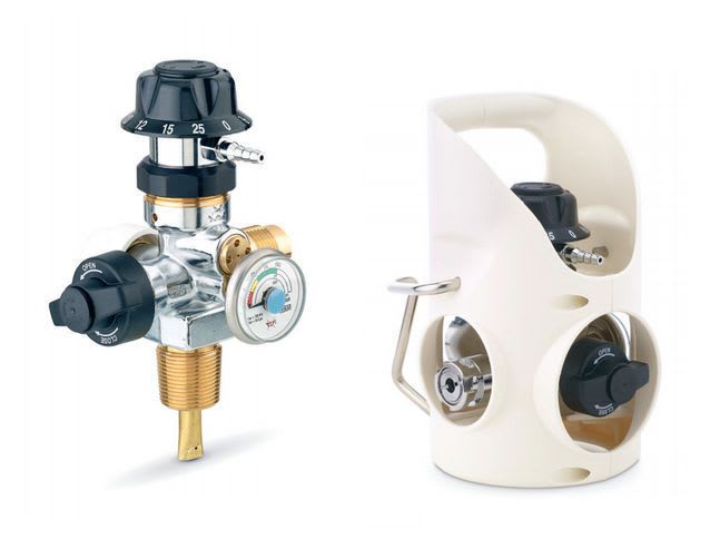Medical gaze pressure regulator / with flow selector / integrated M706 CEODEUX MEDITEC