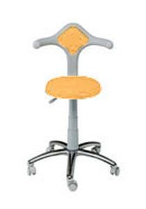 Dental stool / on casters / height-adjustable / with backrest Estro L VITALI S.R.L.