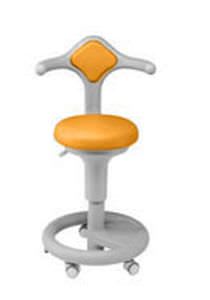 Dental stool / on casters / height-adjustable / with backrest Estro VITALI S.R.L.