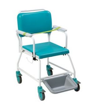 Shower chair / commode / with armrests / on casters 537ZA001 Vernacare