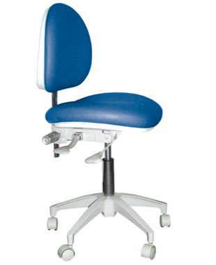 Dental stool / on casters / height-adjustable / with backrest DR-1102 TPC