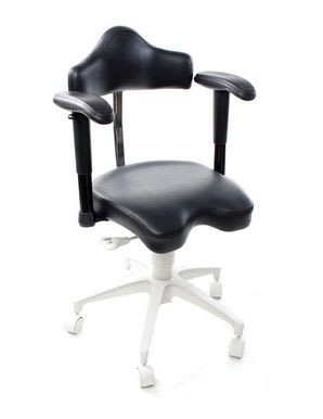Dental stool / on casters / height-adjustable / with backrest DR-5109 TPC