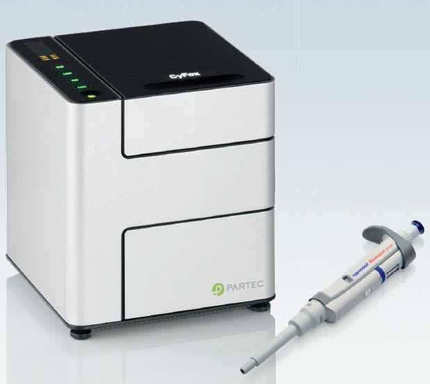 Automatic agarose gel electrophoresis system / compact CyFox® Sysmex Partec GmbH