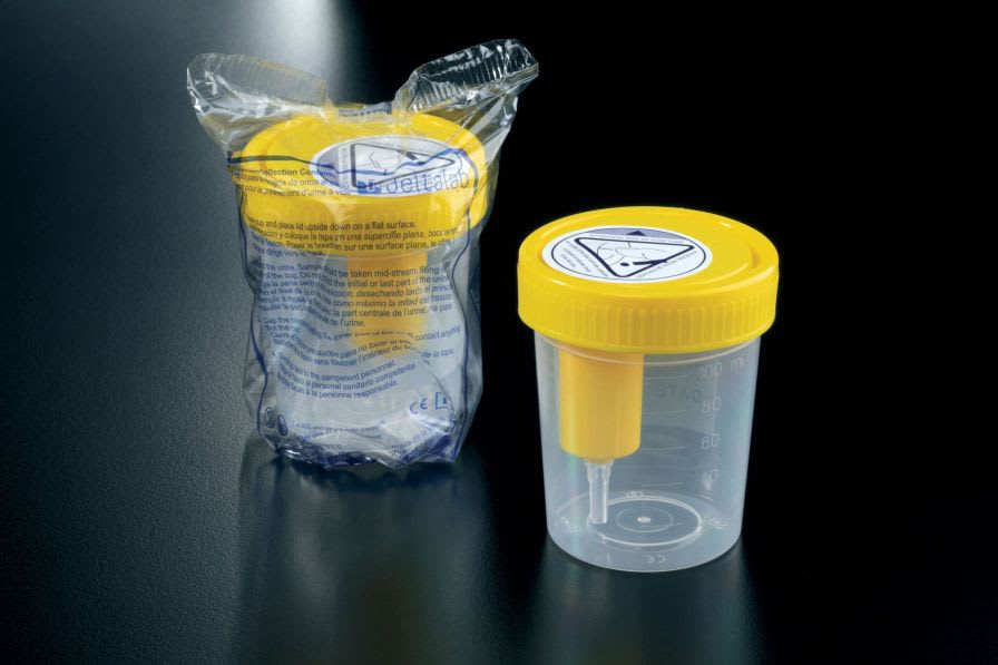 Urine sample container Deltalab