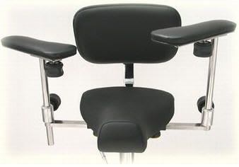Medical stool / on casters / height-adjustable / with armrests 5094 100 C.B.M.