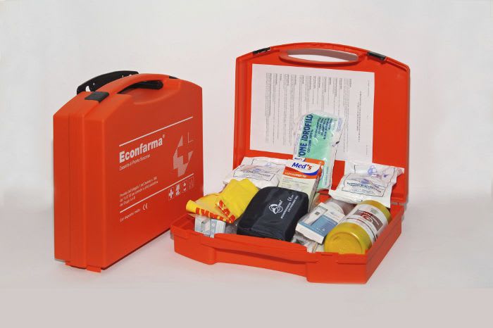 First-aid medical kit ECONFARMA Taumediplast