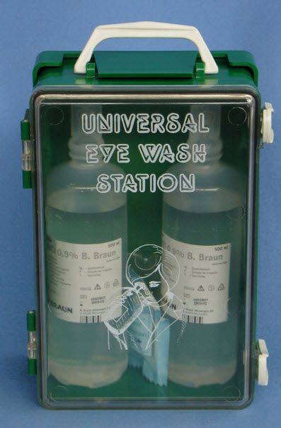 2-cylinder emergency eye wash station DELUX Taumediplast