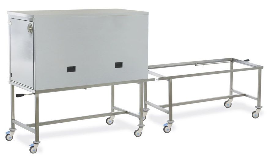 Loading trolley / unloading / for sterilization chamber MSTS 2010 MIXTA STAINLESS STEEL HOSPITAL EQUIPMENTS