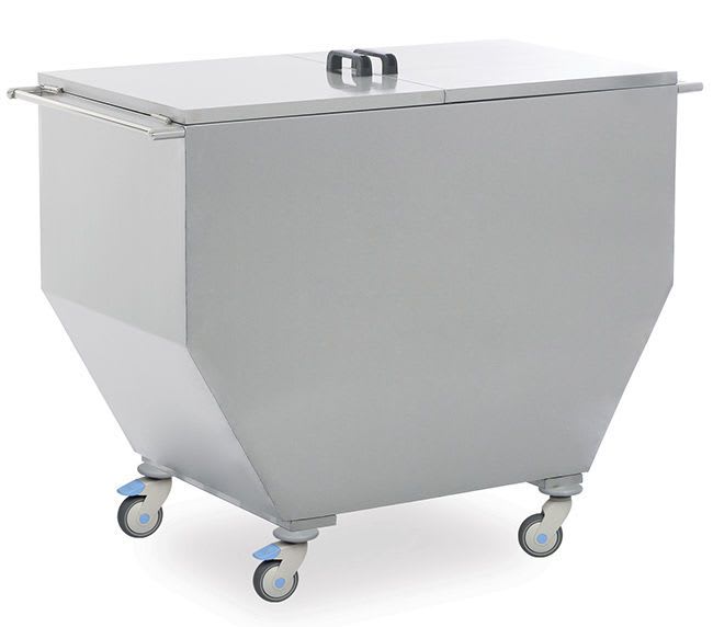Stainless steel waste bin / on casters MTA 2150 MIXTA STAINLESS STEEL HOSPITAL EQUIPMENTS