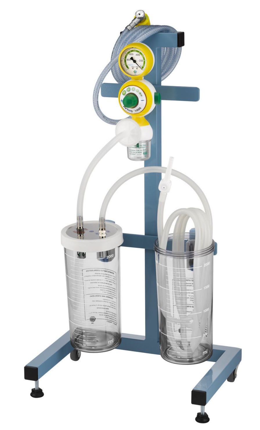 Surgical suction pump / on casters / vacuum-powered 1947x series Technologie Medicale