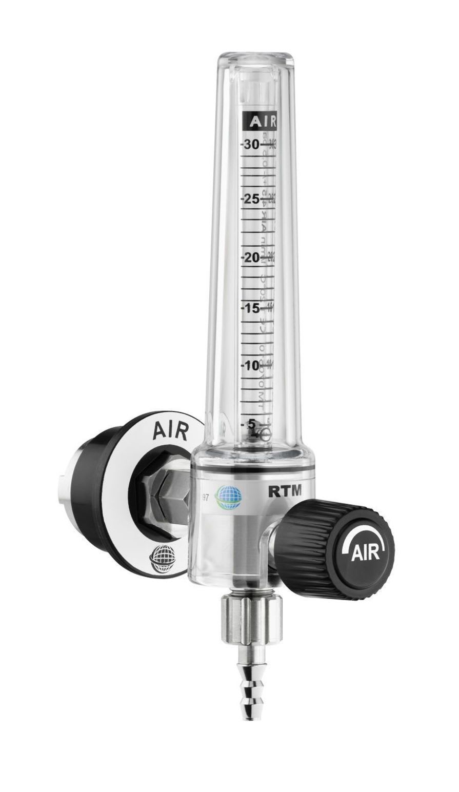 Air flowmeter / variable-area / plug-in type 1.5 - 30 L/mn | RTM3 Technologie Medicale