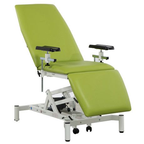Phlebotomy examination chair / electrical / on casters / with adjustable backrest CHE03/(colour)/1 Sidhil