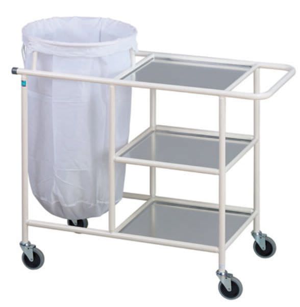 Changing trolley / dirty linen / clean linen / with shelf 1599 Sidhil