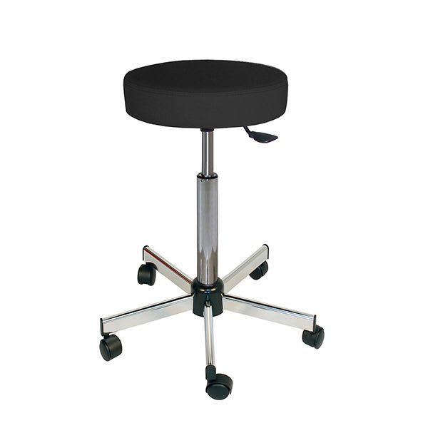 Medical stool / rotating / height-adjustable / on casters W/WW1710/C TEKNOMEK