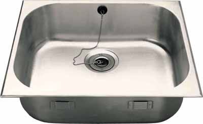 Stainless steel sink / 1-station SCC20150N TEKNOMEK