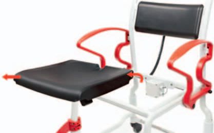 Electronic patient weighing scale / mobile / chair / with LCD display 150 kg | 7871 Soehnle Industrial Solutions GmbH
