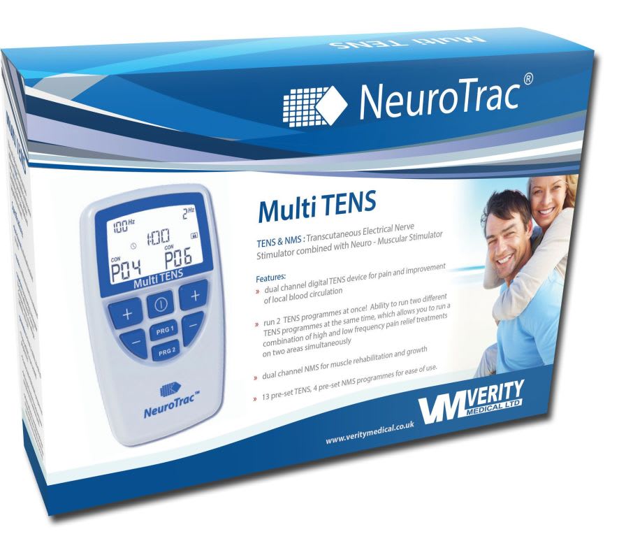 Electro-stimulator (physiotherapy) / hand-held / NMES / TENS NeuroTrac® MultiTENS Verity Medical