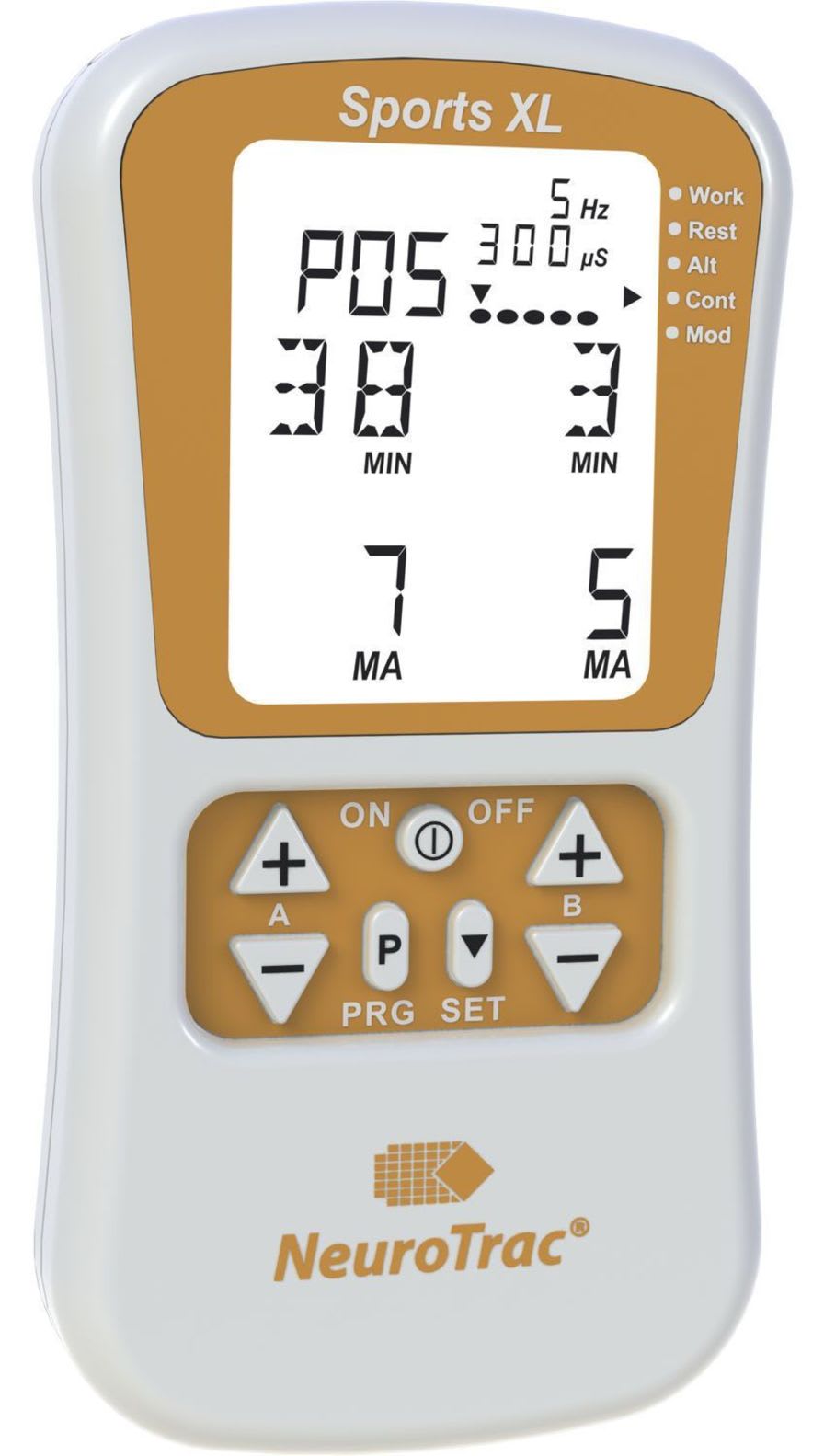 Electro-stimulator (physiotherapy) / hand-held / NMES / 2-channel NeuroTrac® Sports XL Verity Medical