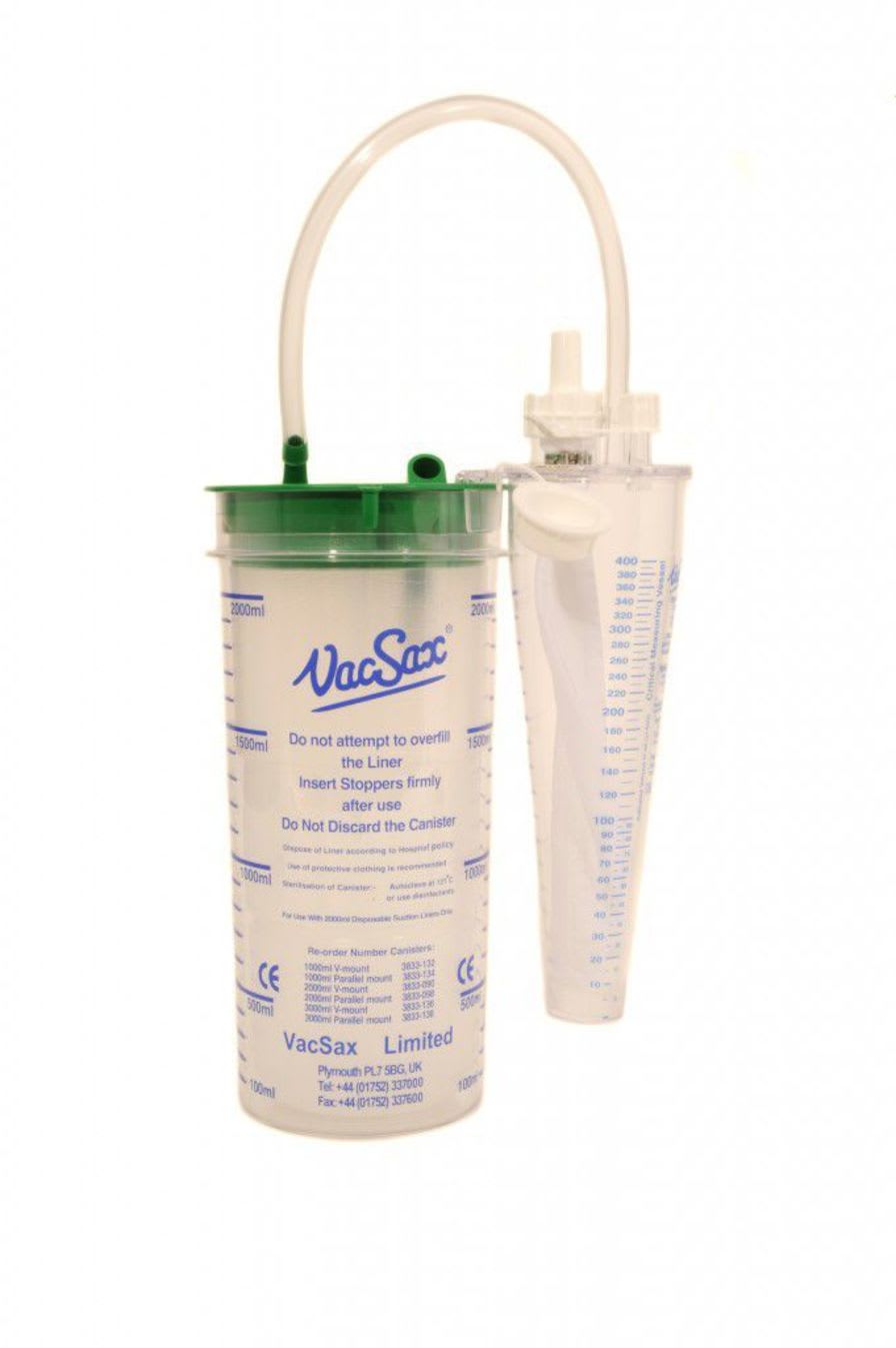 Medical suction pump jar TISSUE COLLECTION Vacsax