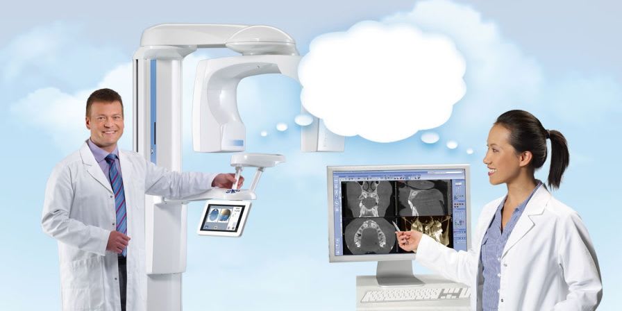 Dental imaging cloud computing Planmeca Romexis® Cloud Planmeca