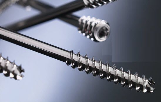Not absorbable compression bone screw ø 3.0 - 6.5 mm | NexFix™ Tornier