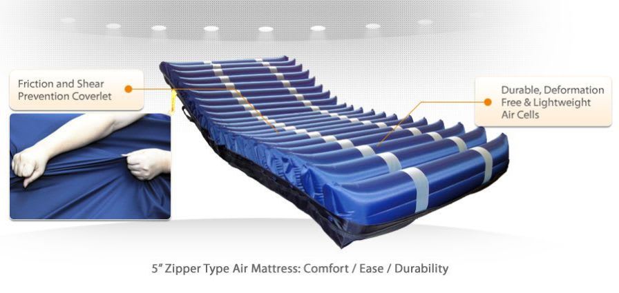 Anti-decubitus mattress / for hospital beds / dynamic air / tube TS-505 True Source