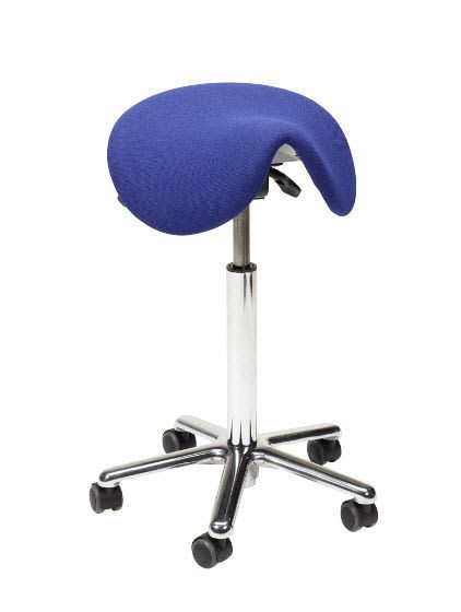 Medical stool / height-adjustable / on casters / saddle seat Saddle B Treston Oy