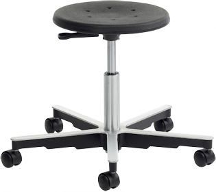 Medical stool / height-adjustable X 10 PU Treston Oy