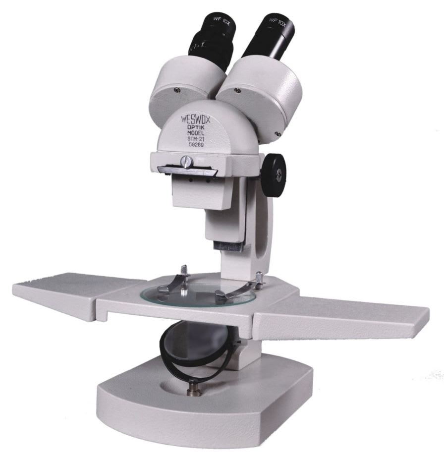 Laboratory stereo microscope / binocular STM-21 The Western Electric & scientific Works