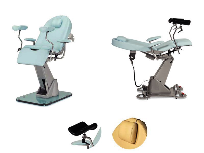 Gynecological examination chair / electrical / height-adjustable / 3-section ELLY TEYCO MED