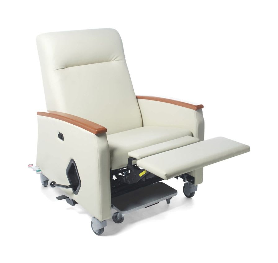 Reclining medical sleeper chair / on casters / manual / bariatric Oasis Stance Healthcare