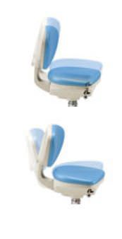 Medical stool / dental / height-adjustable / with adjustable backrest T5 SWIDENT