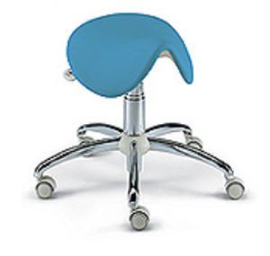 Dental stool / on casters / height-adjustable / saddle seat HARLEY SWIDENT