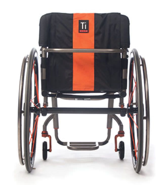 Active wheelchair / height-adjustable / with legrest ZR TiLite