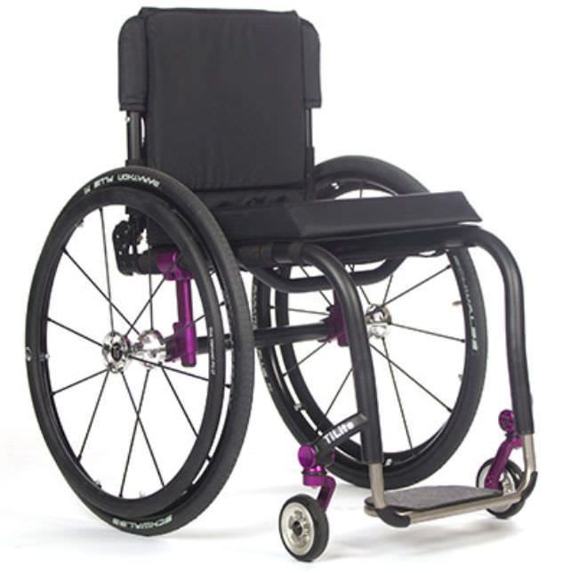 Active wheelchair / height-adjustable / with legrest / pediatric AERO Z TiLite