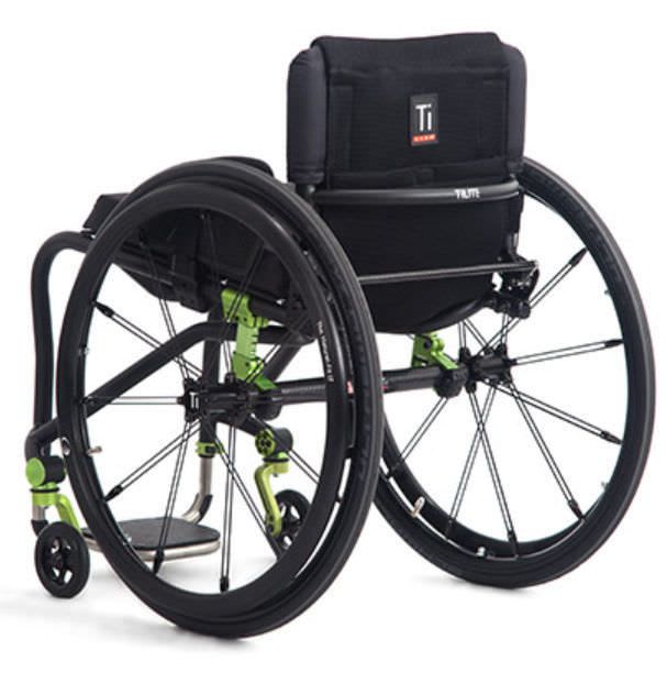 Active wheelchair / height-adjustable / with legrest TRA TiLite