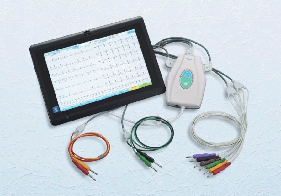 Digital electrocardiograph / 12-channel / with touchscreen Cardico PC1201 Suzuken Company