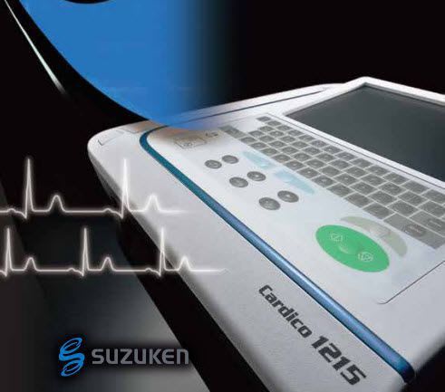Digital electrocardiograph / wireless / 12-channel Cardico 1215 Suzuken Company