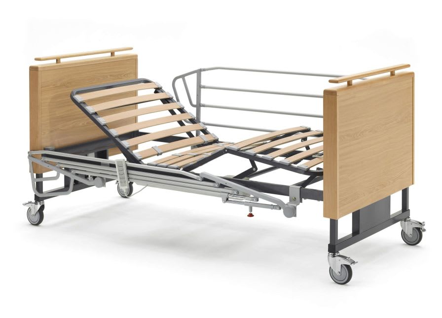 Nursing home bed / electrical / height-adjustable / on casters Aneto BA-SR Tecnimoem
