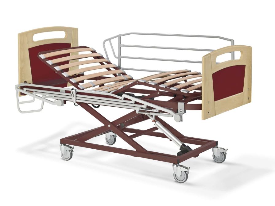 Nursing home bed / electrical / height-adjustable / 4 sections Nules-Plus Tecnimoem