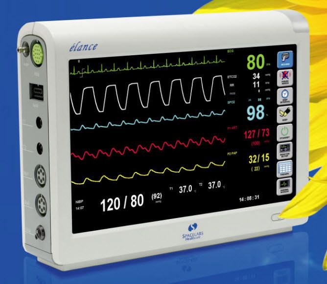 Compact multi-parameter monitor / with touchscreen 10.2", 12.1" | élance Spacelabs Healthcare