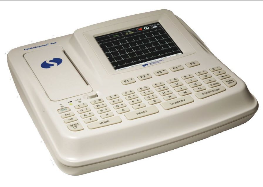Resting electrocardiograph / digital / 6-channel / with touchscreen 12.1" | CardioExpress SL6 Spacelabs Healthcare