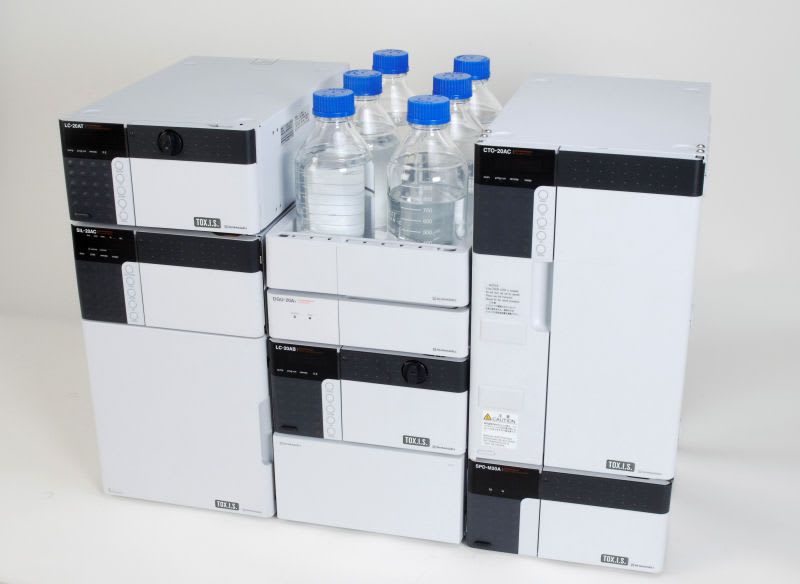 High-performance liquid chromatography system / with a PDA detector Prominence TOX.I.S Shimadzu Europa GmbH