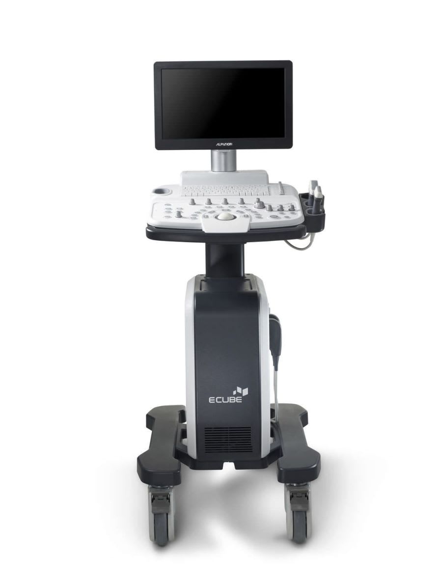 Ultrasound system / on platform, compact / for multipurpose ultrasound imaging E-CUBE 5 Alpinion Medical Systems