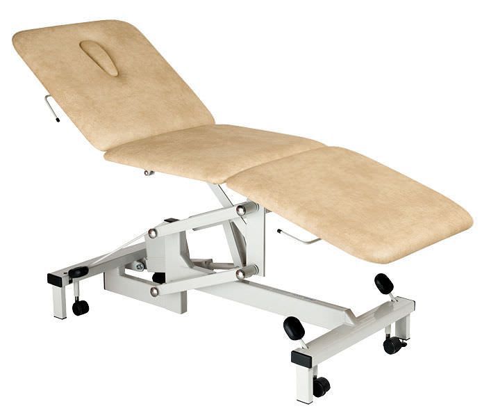 Electrical examination table / height-adjustable / on casters / 3-section 503 Plinth 2000