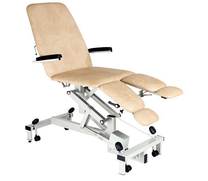 Podiatry examination chair / electrical / height-adjustable / 3-section 503CD Plinth 2000