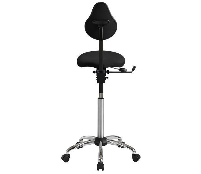 Medical stool / height-adjustable / with backrest ALTERNATIV Plinth 2000