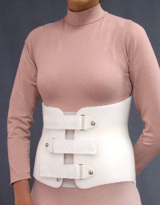 Lumbosacral (LSO) support corset Single Opening Spinal Technology