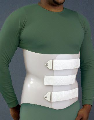Lumbosacral (LSO) support corset Anterior Overlap Spinal Technology